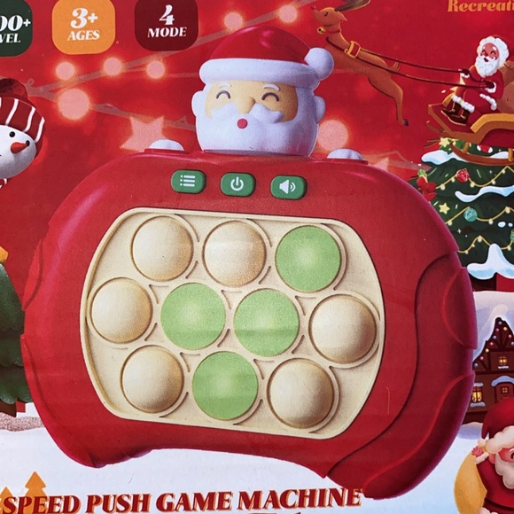 POP IT PUSH GAME SANTA CLAUS 🎅🏼 BRAND NEW - Picture 1 of 5